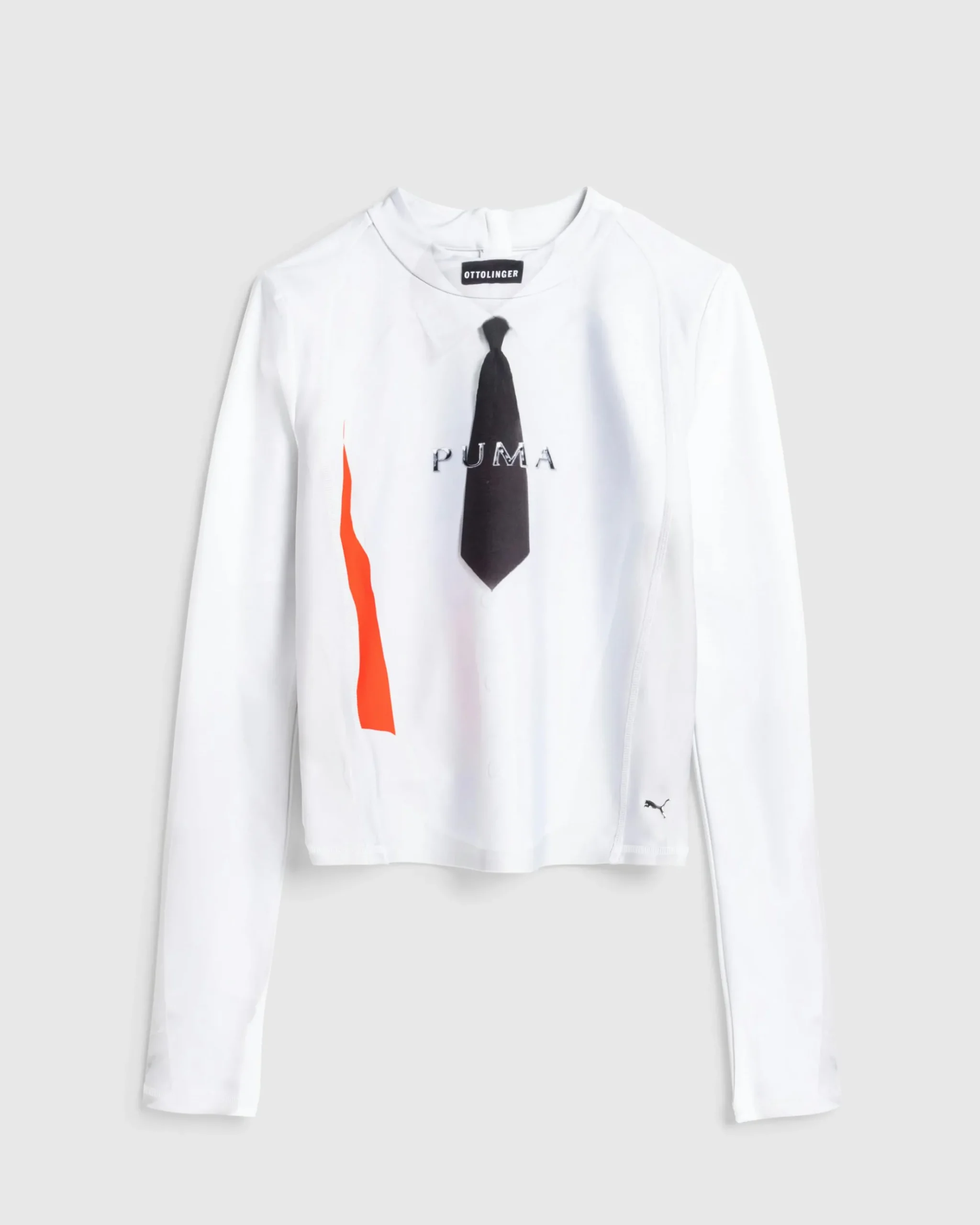 Store Puma Slim Long-Sleeve white