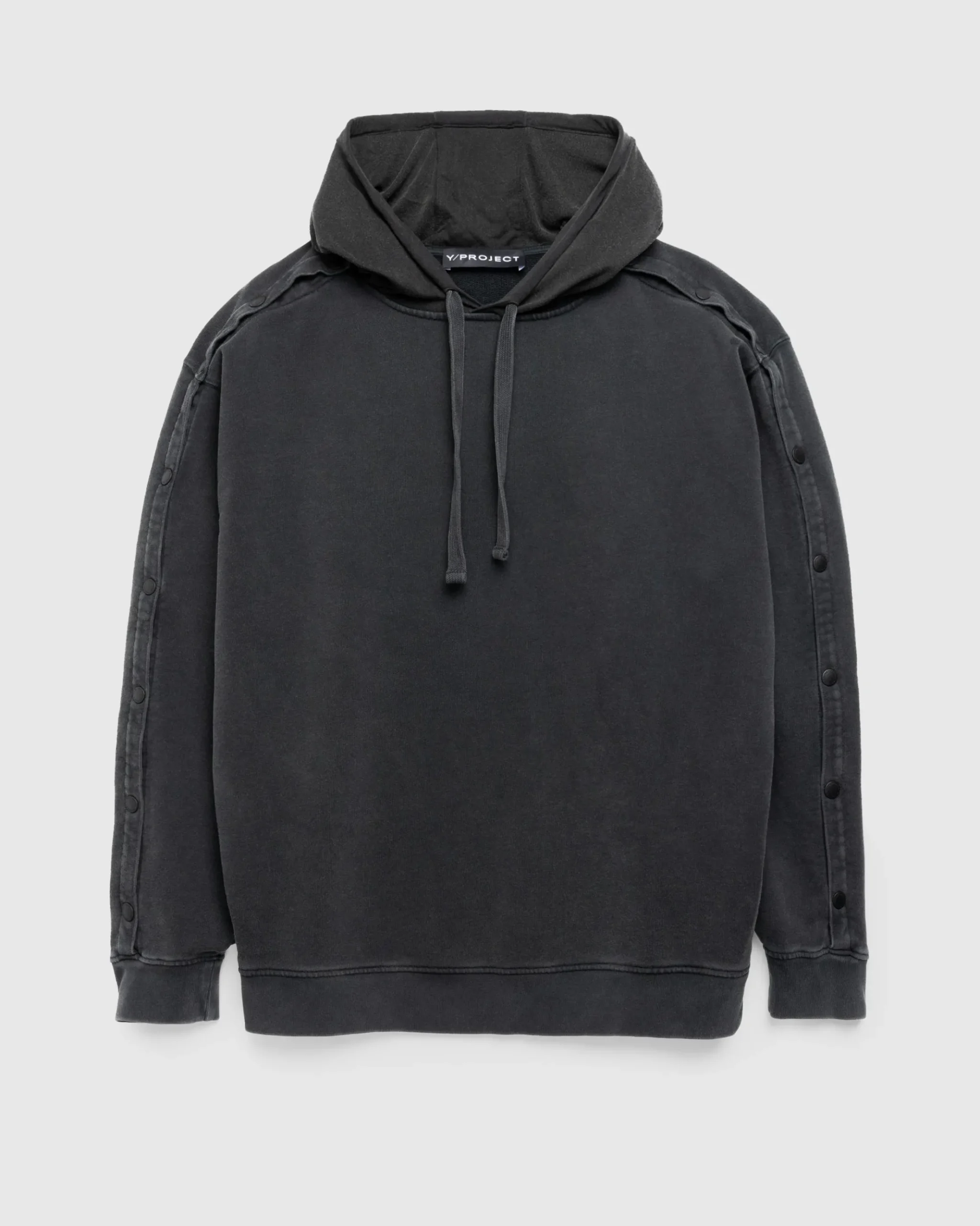 Fashion Y/Project Snap Insert Hoodie Vintage Black vintageblack