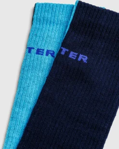 Clearance Botter Socks navy/aqua