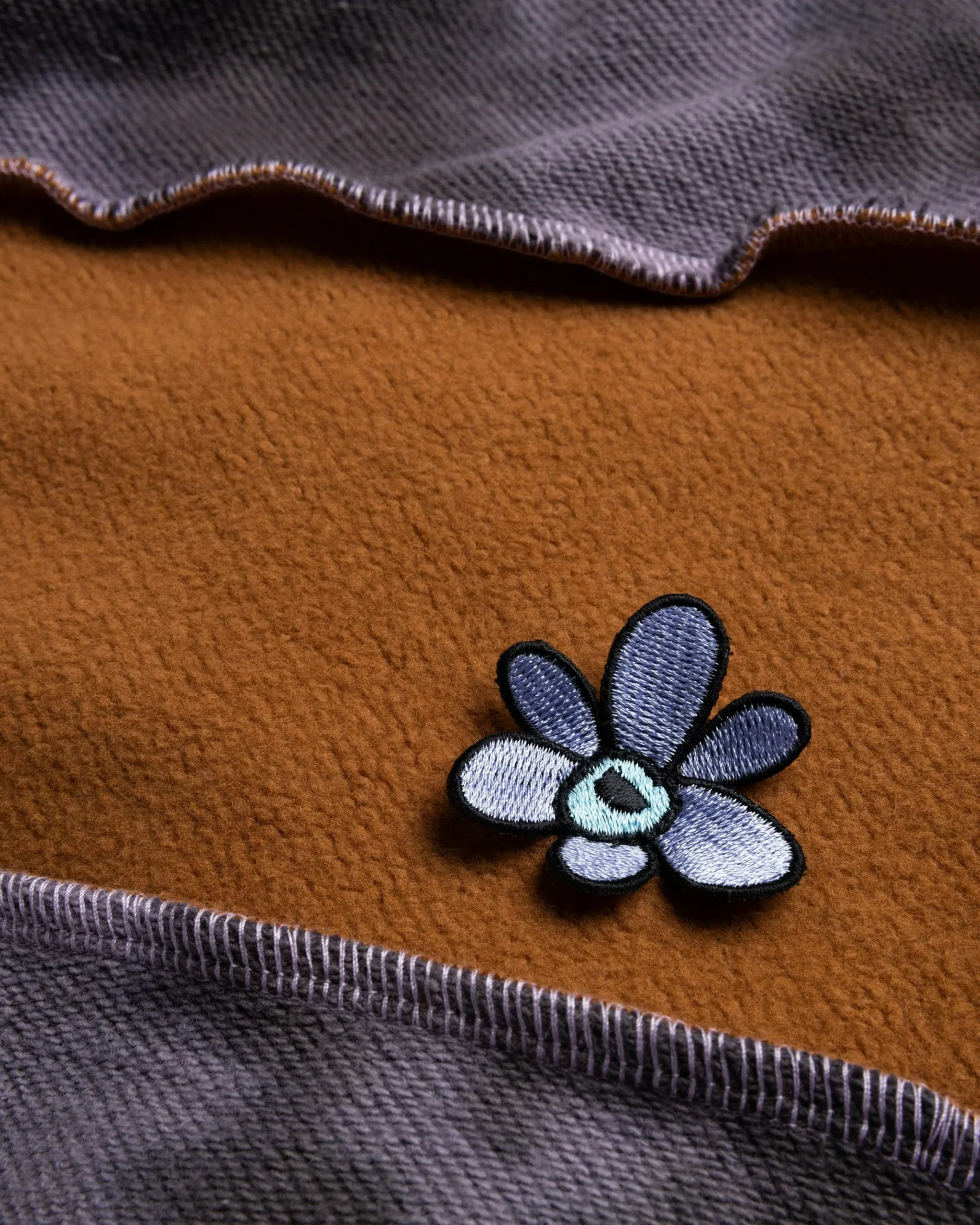 Best Sale P.A.M. Spiral Upcycle Hooded Sweat brown/grey