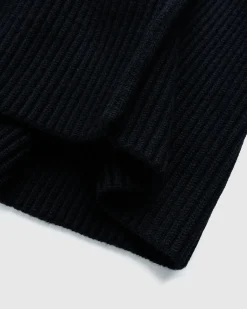 Cheap Jil Sander SQN Long-Sleeve Jumper black