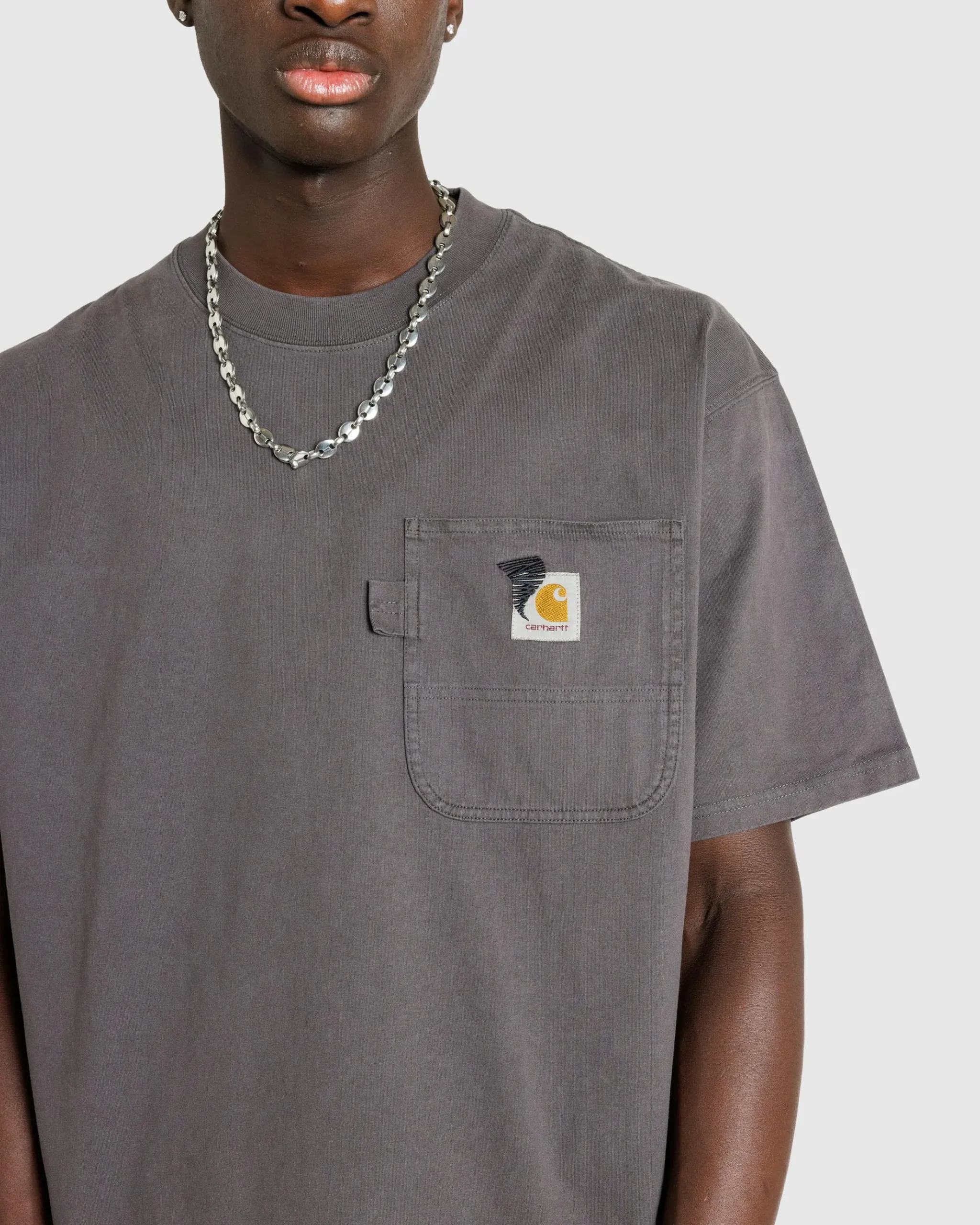 Cheap Carhartt WIP S/S Pigment Dyed T-Shirt soot