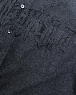 Best Sale Fucking Awesome Stamp Logo Chambray grey