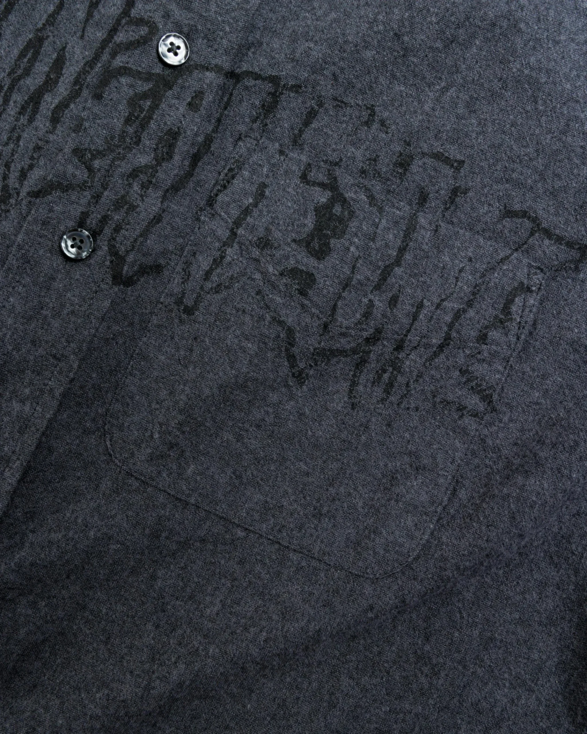 Best Sale Fucking Awesome Stamp Logo Chambray grey