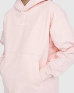 Sale Acne Studios Stamp Logo Hoodie Pale Pink palepink