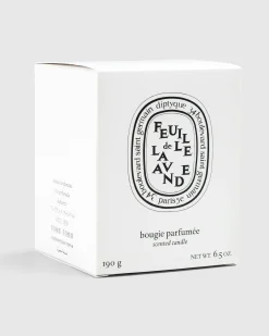 Fashion Diptyque Standard Candle Feuille de Lavande 190g clear