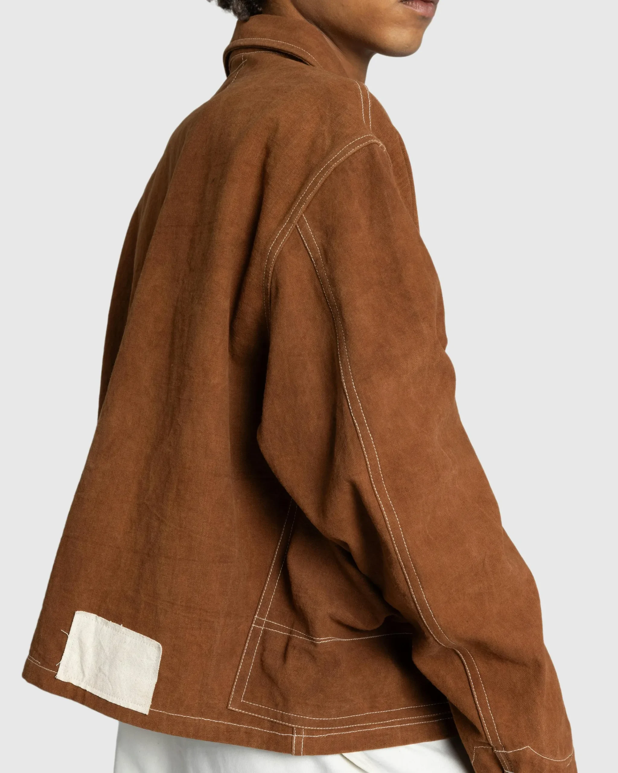Fashion Story mfg. Station Jacket Brown Wonky-Wear brownwonky-wear
