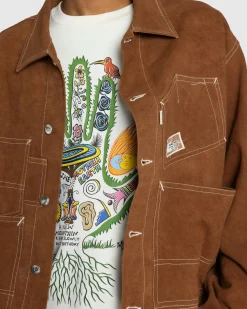 Fashion Story mfg. Station Jacket Brown Wonky-Wear brownwonky-wear