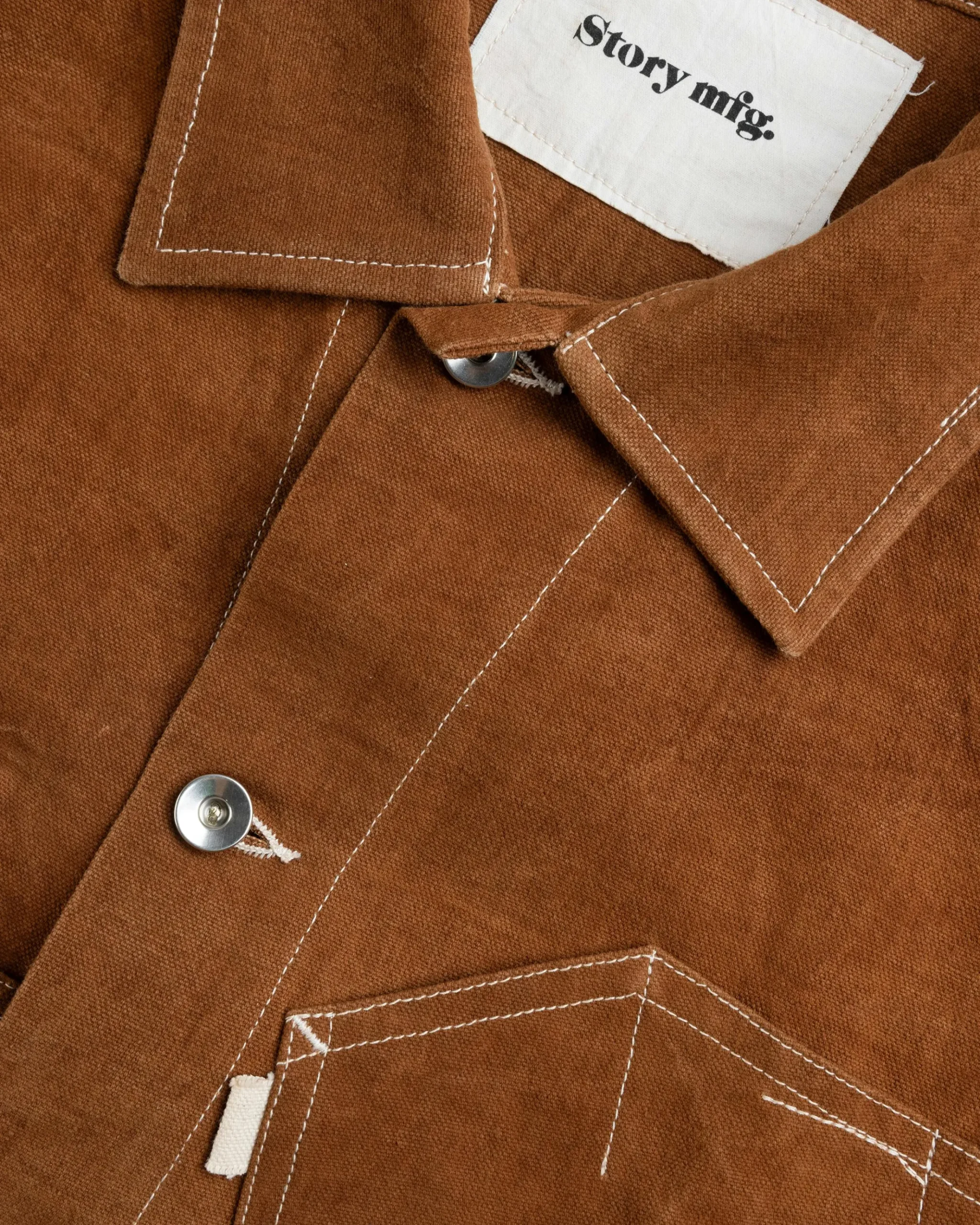 Fashion Story mfg. Station Jacket Brown Wonky-Wear brownwonky-wear