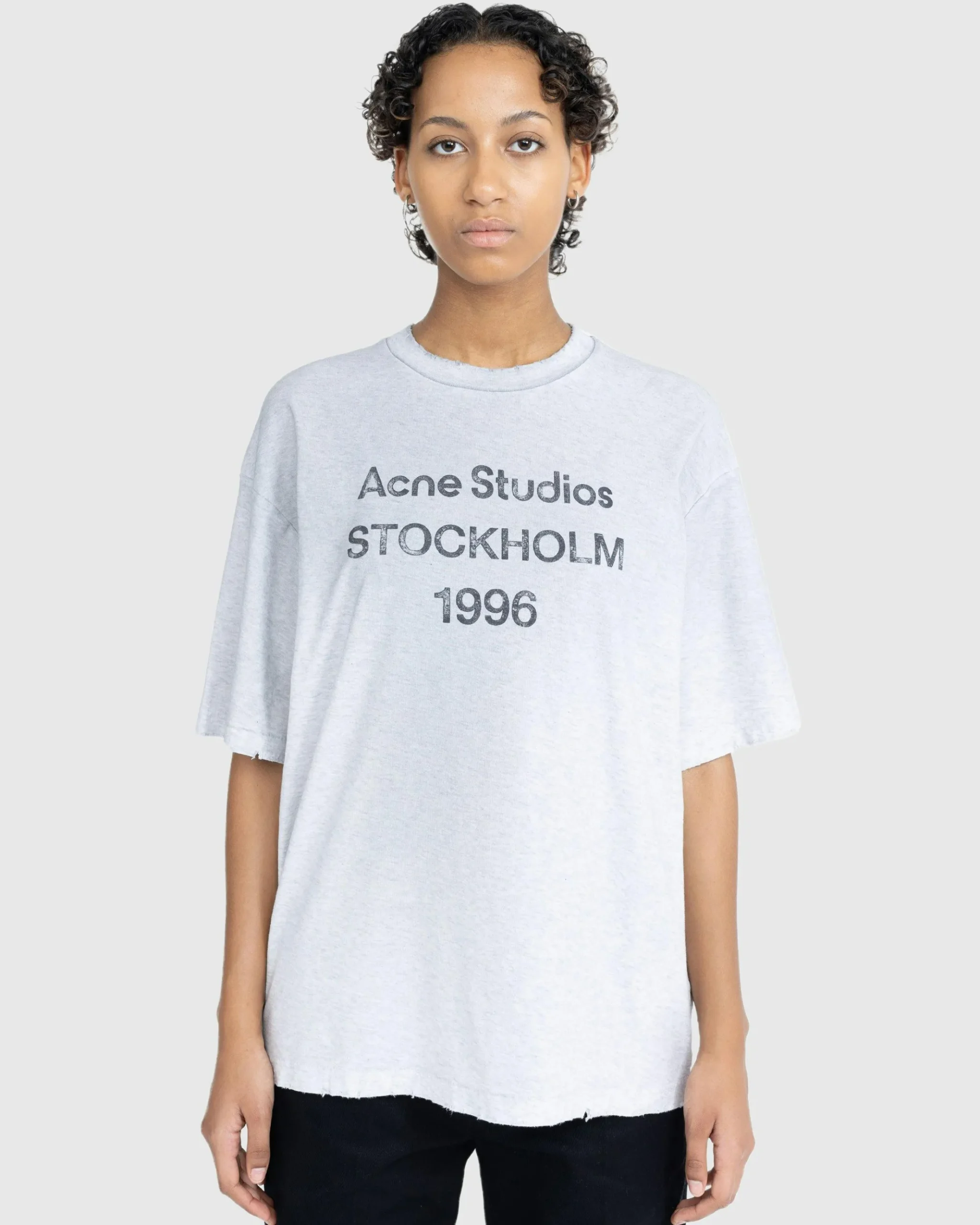 Online Acne Studios Stockholm 1996 T-Shirt grey