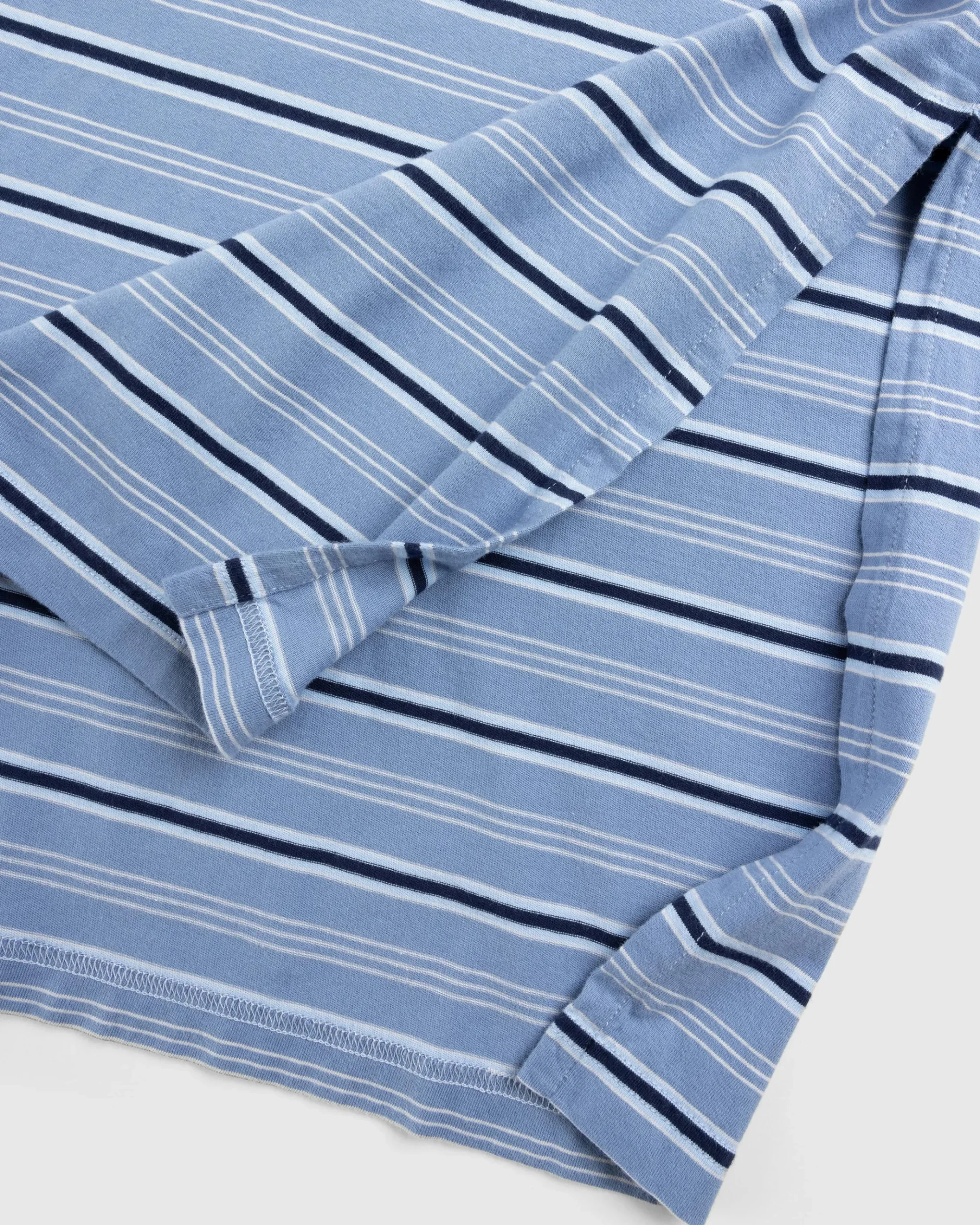 Best Martine Rose Stretched Polo Blue Stripe bluestripe