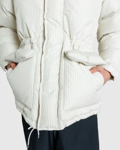 Sale Tekla Stripe Down Jacket Snow Stripes snowstripes