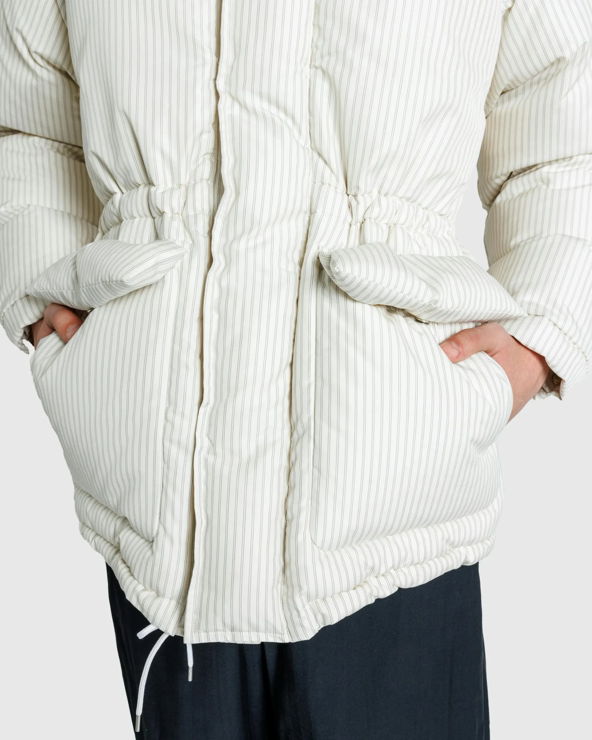 Sale Tekla Stripe Down Jacket Snow Stripes snowstripes