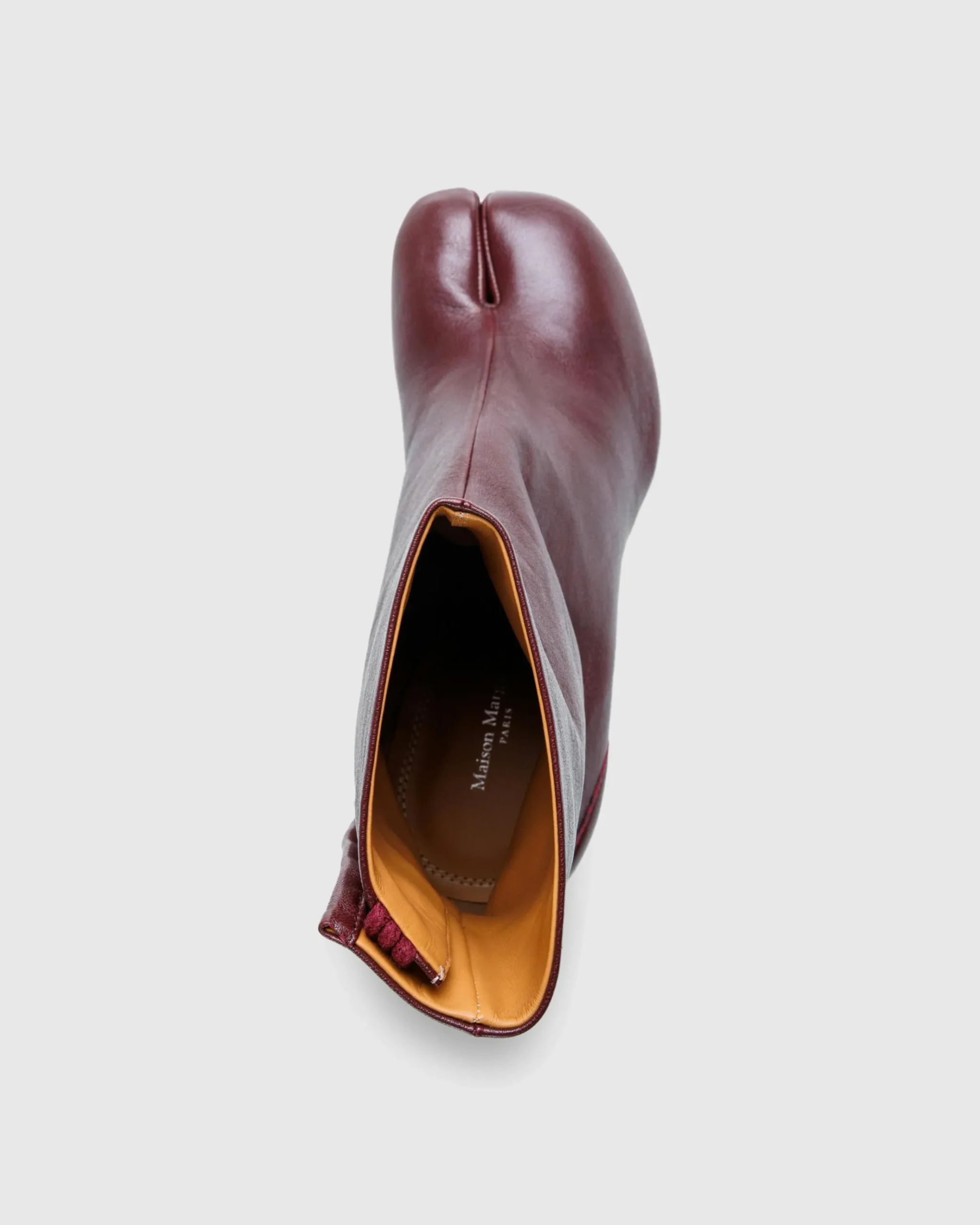 Best Maison Margiela Tabi Ankle Boots Deep Red deepred