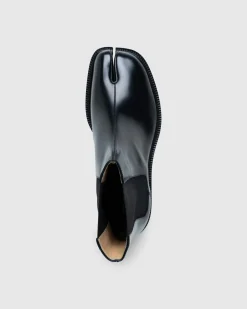 Shop Maison Margiela Tabi Chelsea Boots black