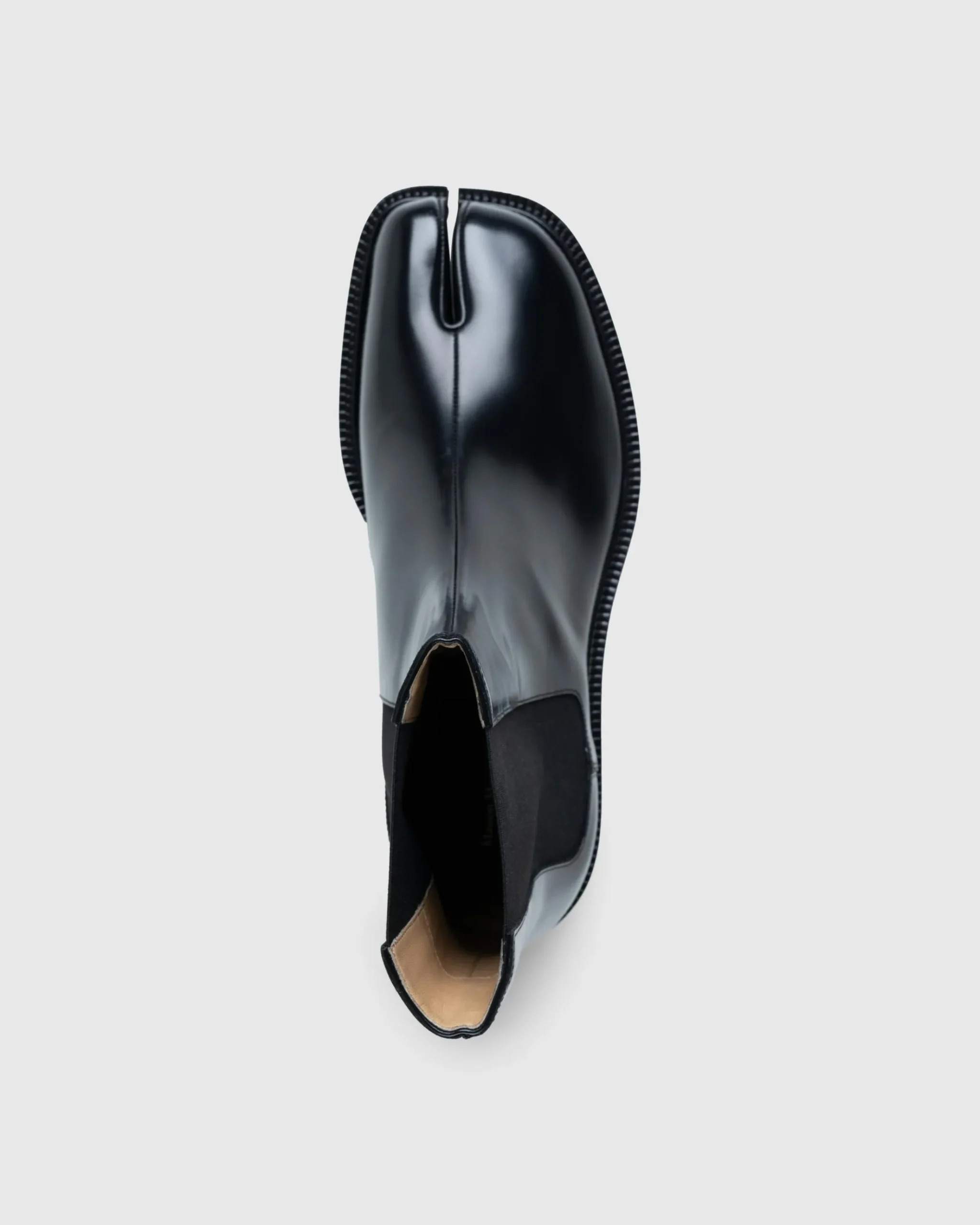 Shop Maison Margiela Tabi Chelsea Boots black