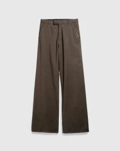 Hot Martine Rose Tailored Extended Wide Leg Trouser Brown Houndstooth brownhoundstooth