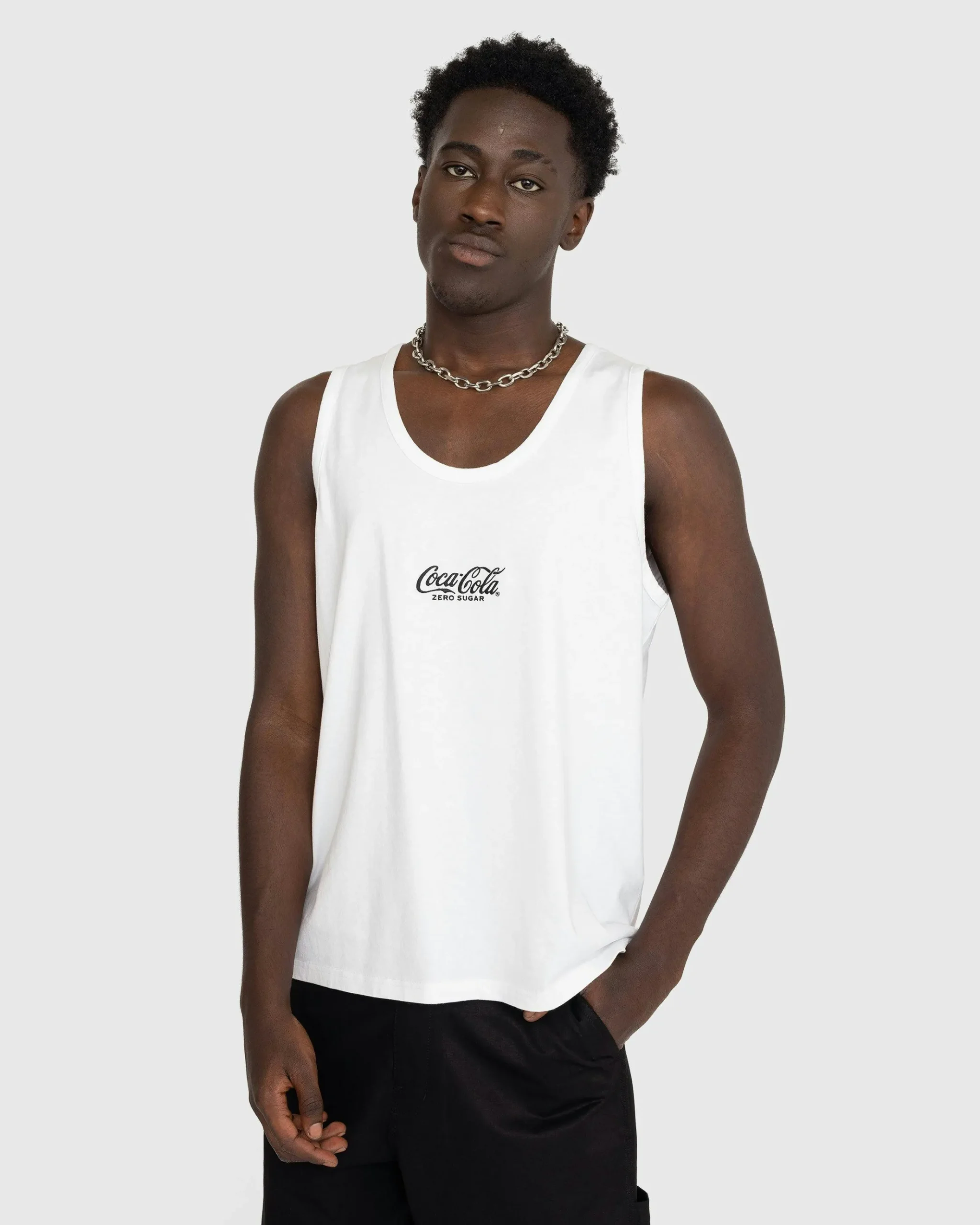 Hot Highsnobiety Tank Top white