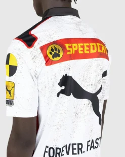 Flash Sale Puma Team Zip Polo White pumawhite