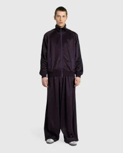 Store Needles Track Jacket Poly Smooth Dark Purple dk.purple