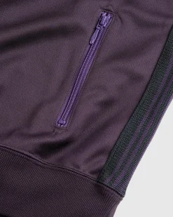 Store Needles Track Jacket Poly Smooth Dark Purple dk.purple