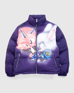 Cheap Rassvet Trouble Puffer Jacket Woven print