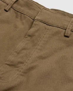 New Trussardi Trouser Shorts Gabardine Piece Dyed teak