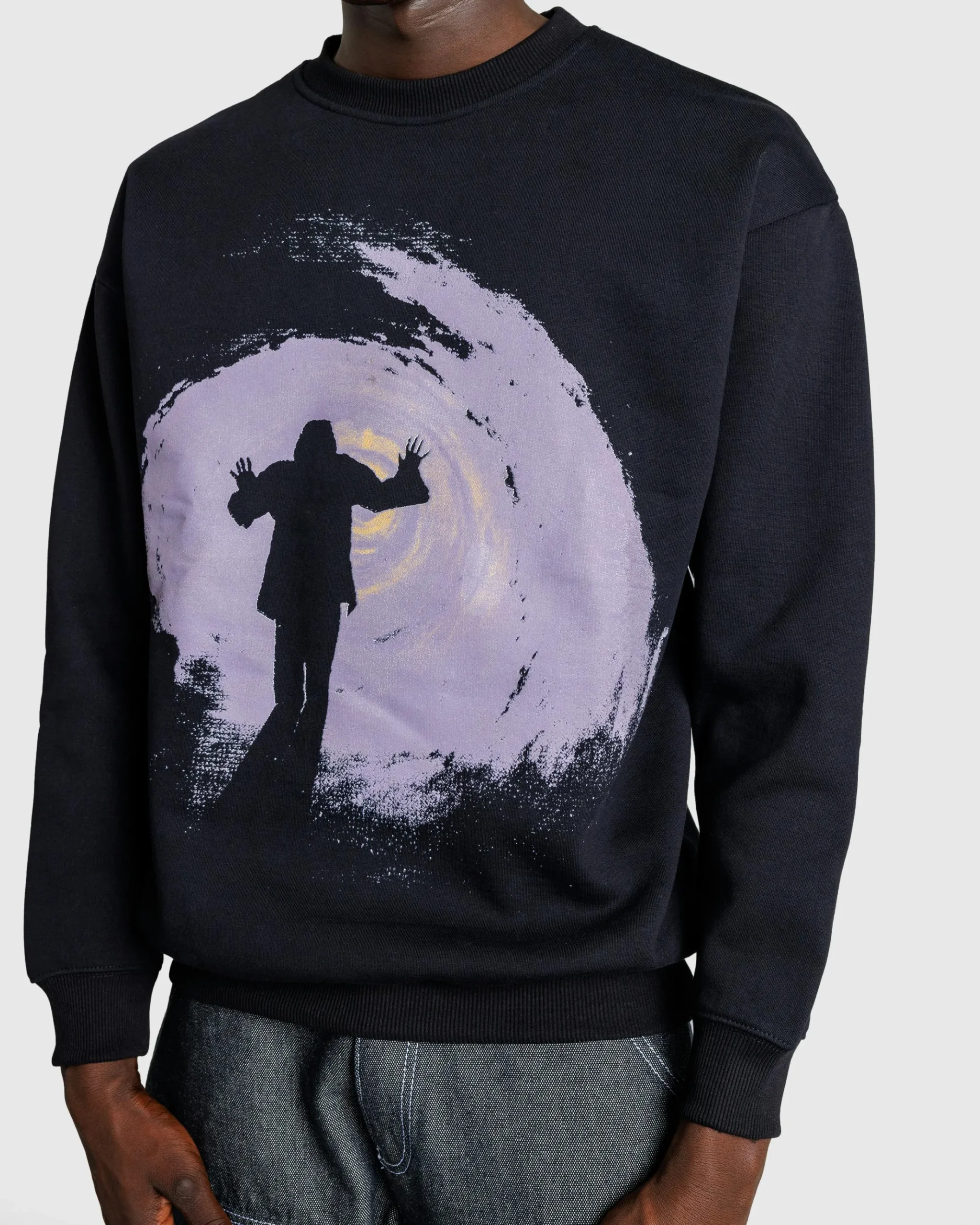 Cheap Fucking Awesome Tunnel Vision Crewneck black