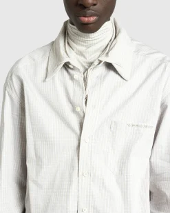 Best Sale Y/Project Turtleneck Shirt Beige Check beigecheck