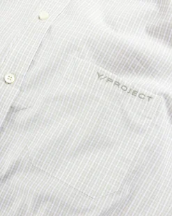 Best Sale Y/Project Turtleneck Shirt Beige Check beigecheck