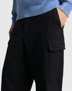 Sale Woolrich Twill Cargo Pant black
