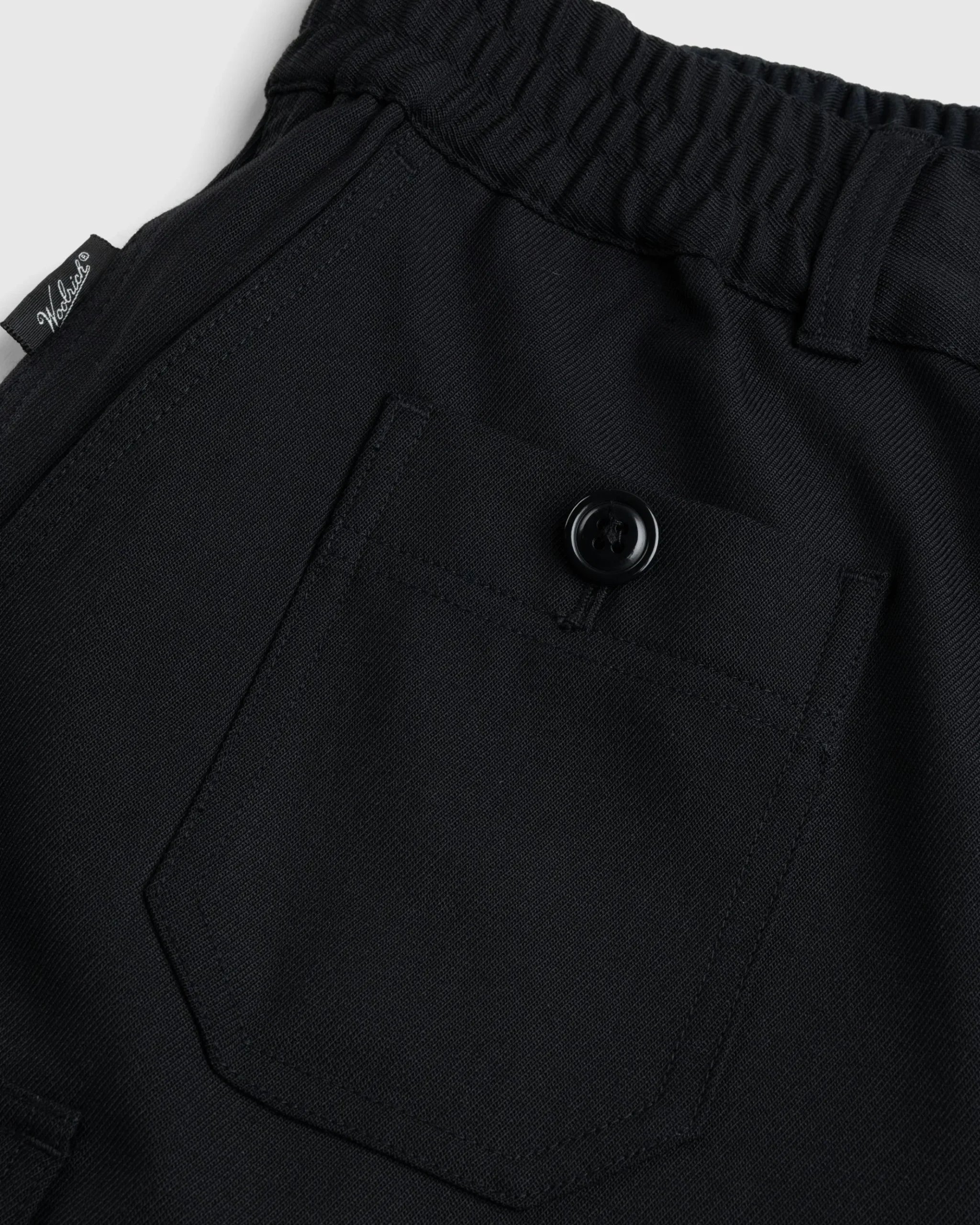 Sale Woolrich Twill Cargo Pant black