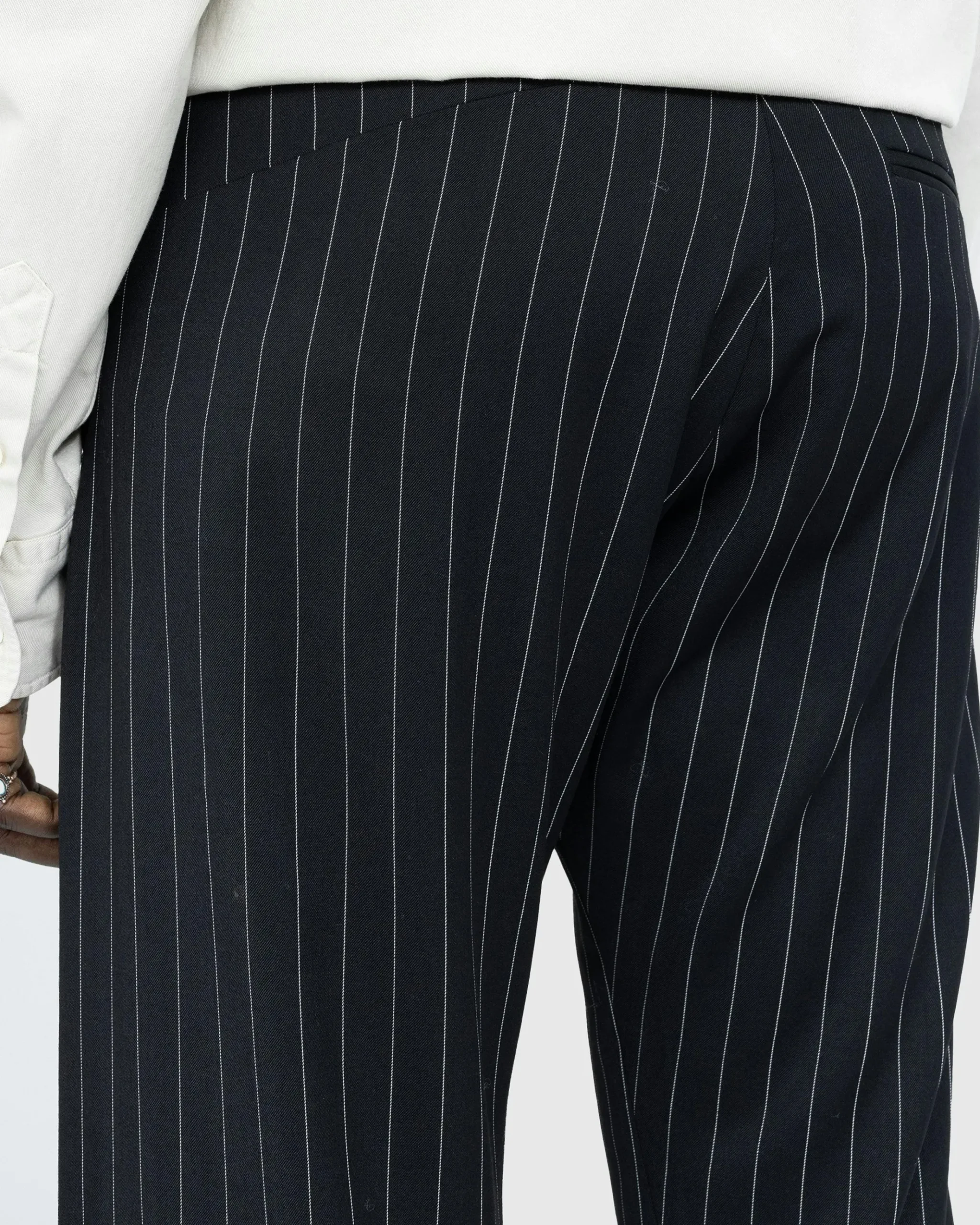 Cheap Martine Rose Twist Seam Tailored Trouser Black/White black-white