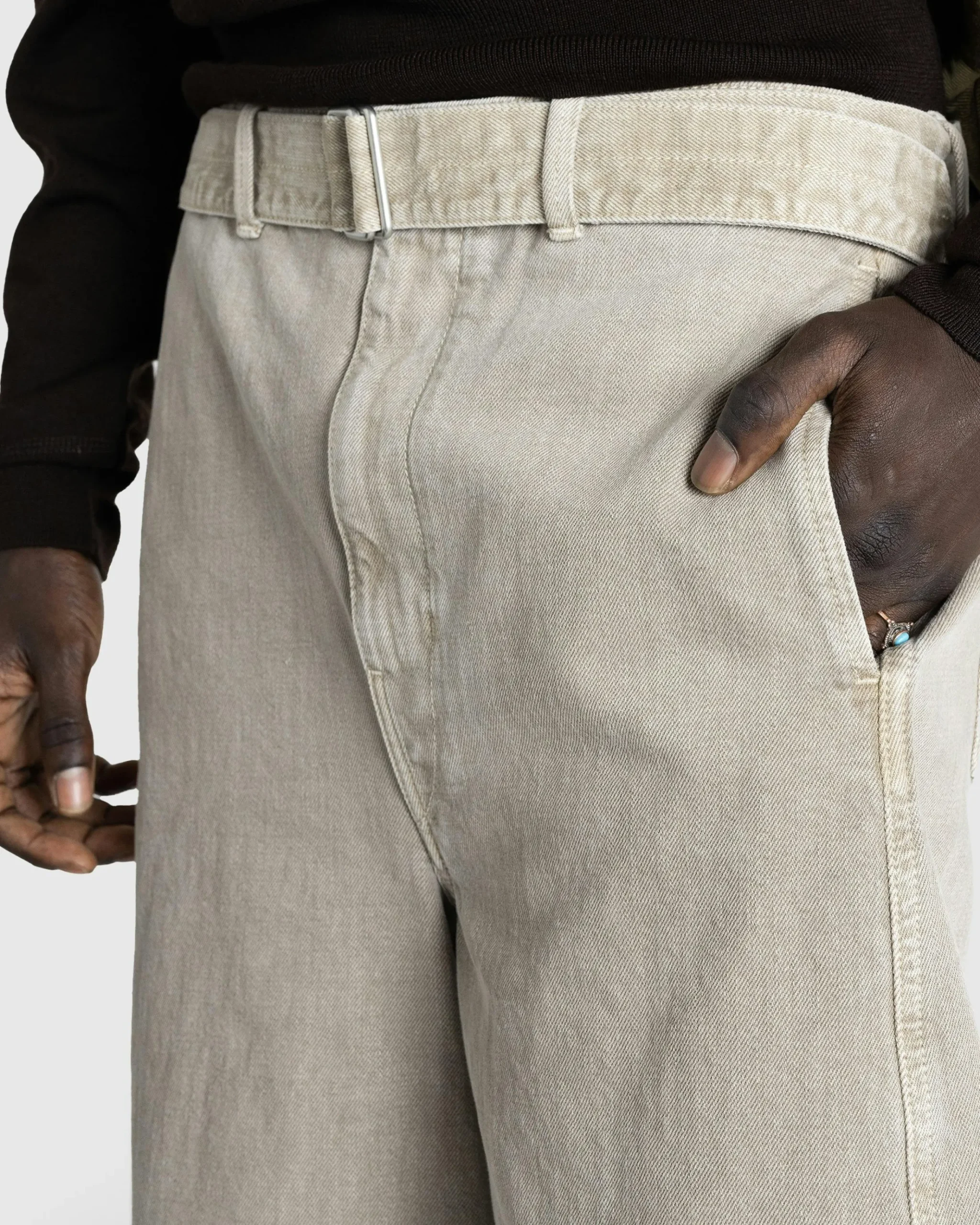 Flash Sale Lemaire Twisted Short Denim Snow Beige denimsnowbeige