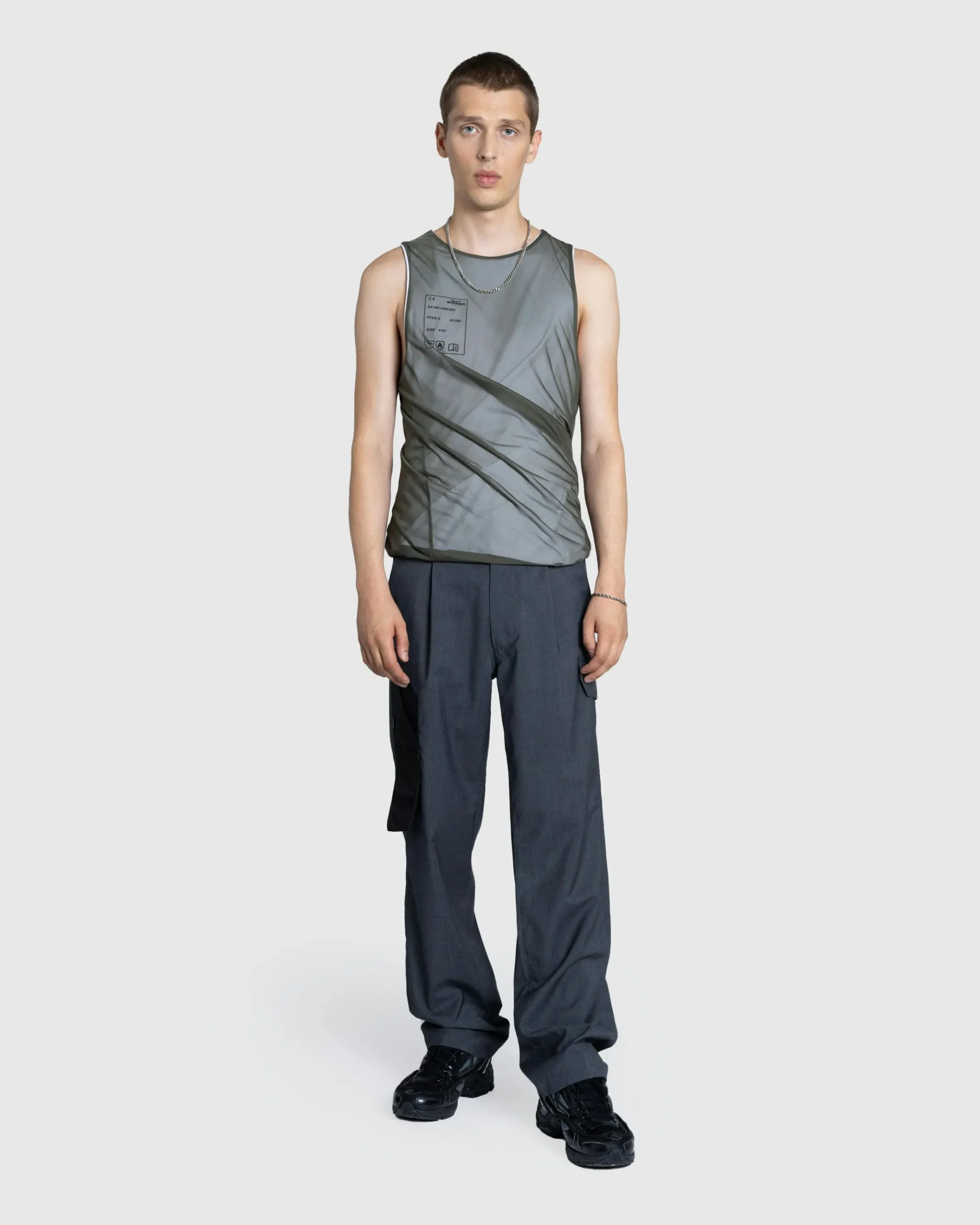 Best Olly Shinder Twisted Tank green/white