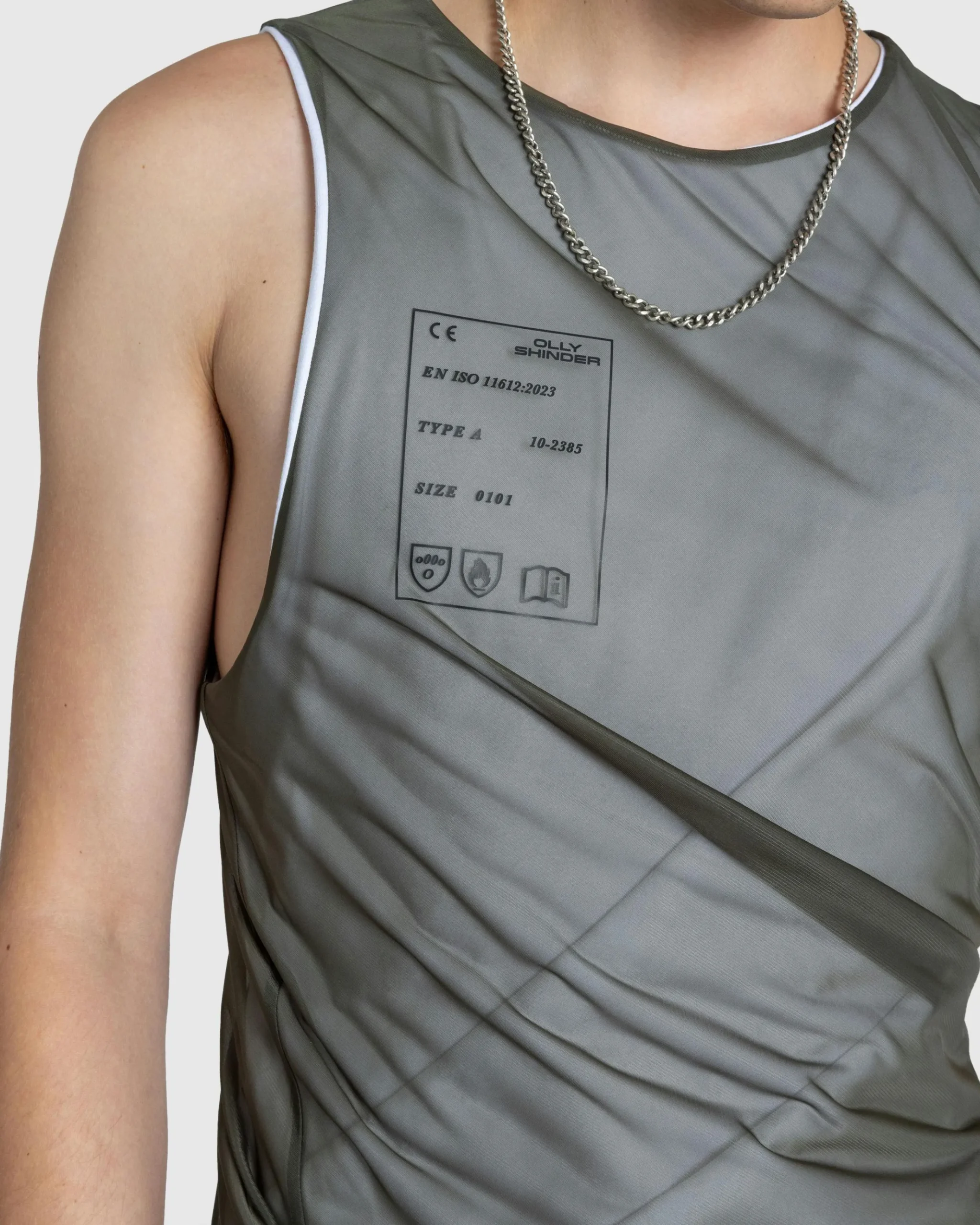 Best Olly Shinder Twisted Tank green/white