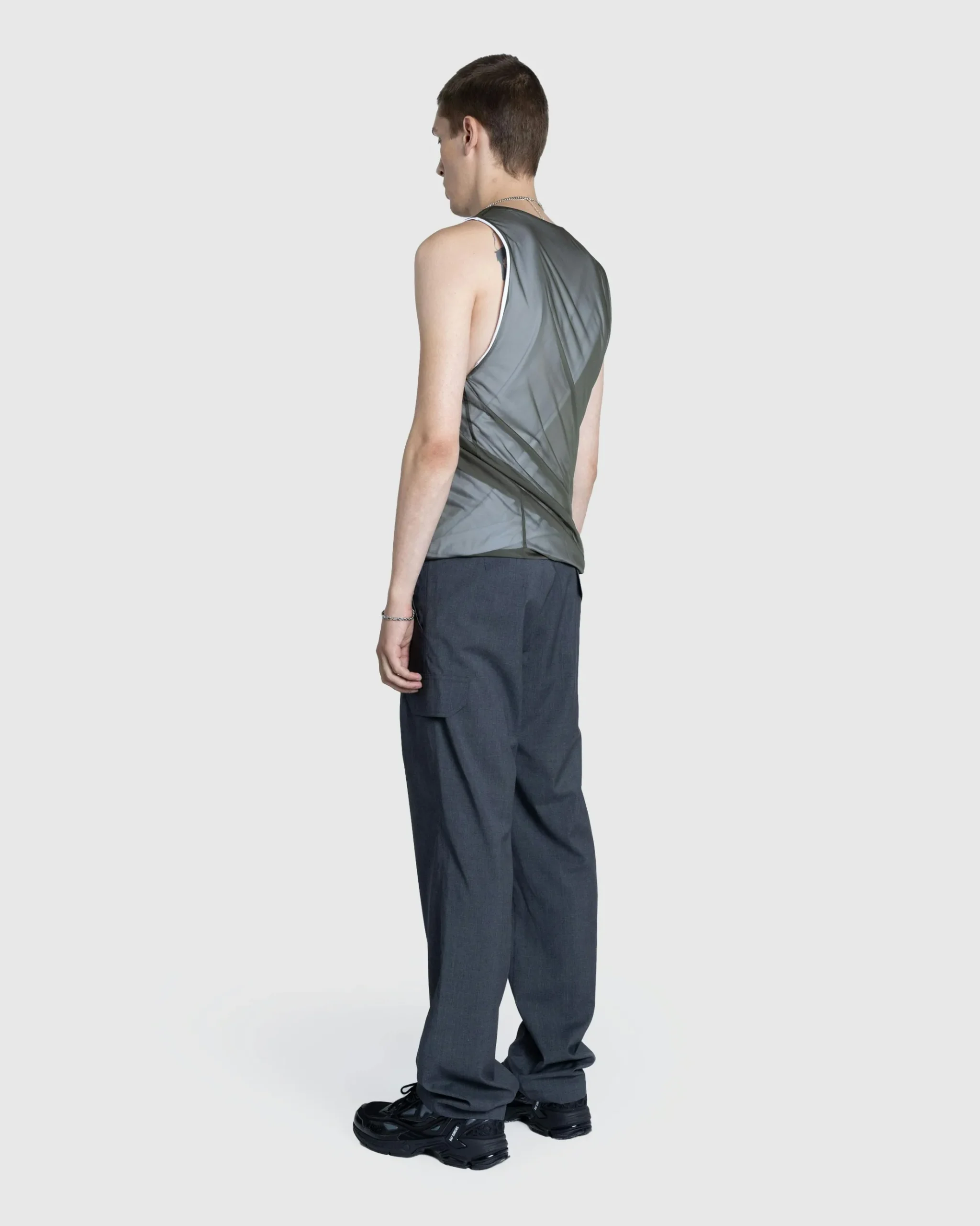 Best Olly Shinder Twisted Tank green/white