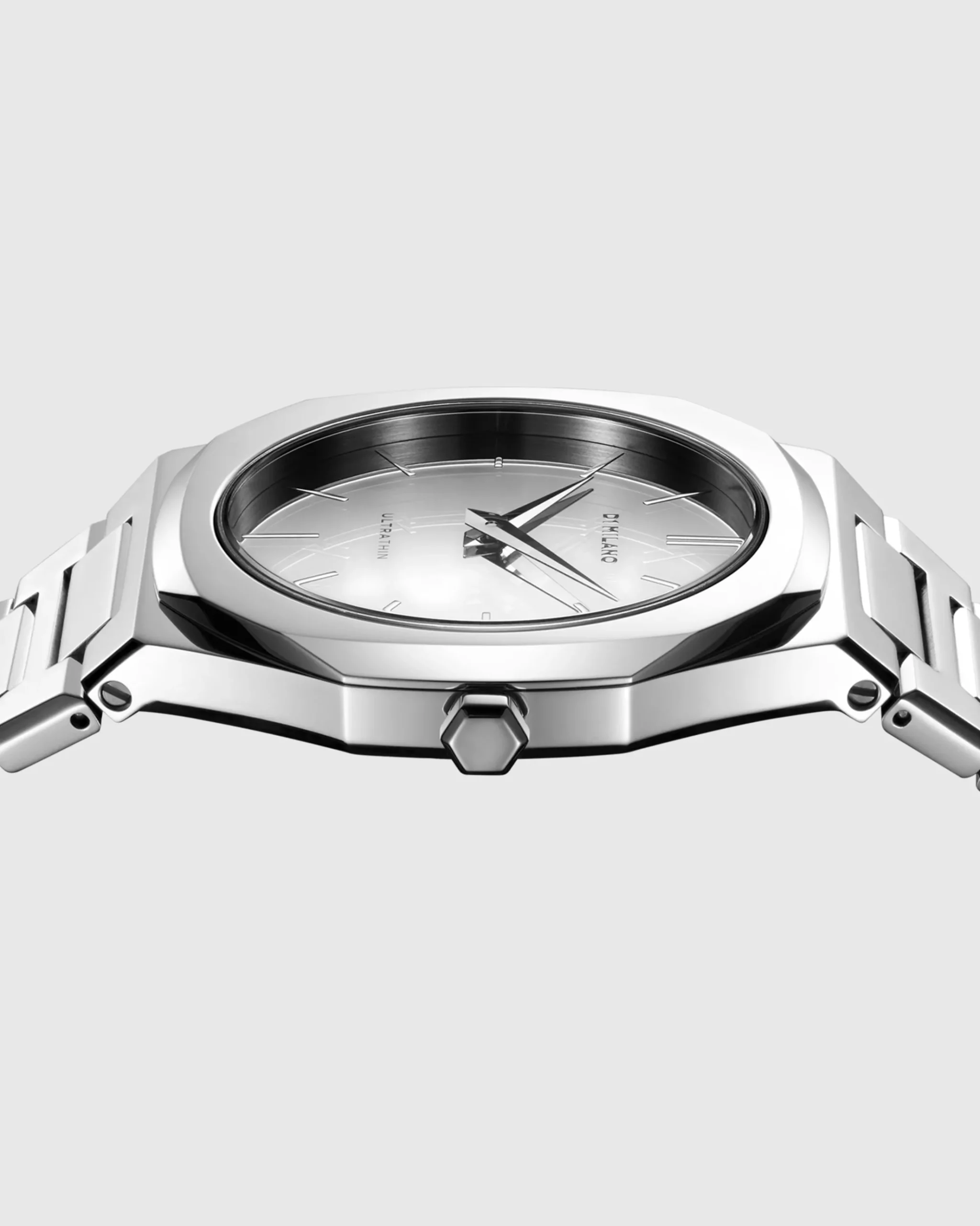 Cheap D1 Milano Ultra Thin 38mm Mirror silver