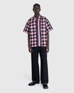 Sale Story mfg. Uniform Shirt Diamond Check diamondcheck