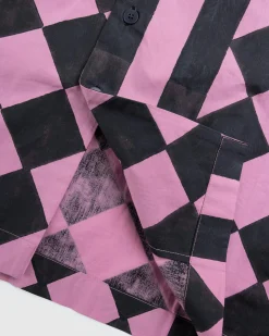 Sale Story mfg. Uniform Shirt Diamond Check diamondcheck