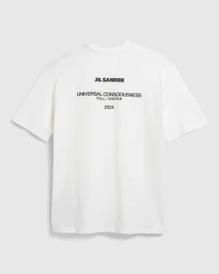 Discount Jil Sander Universal Consciousness T-Shirt coconut