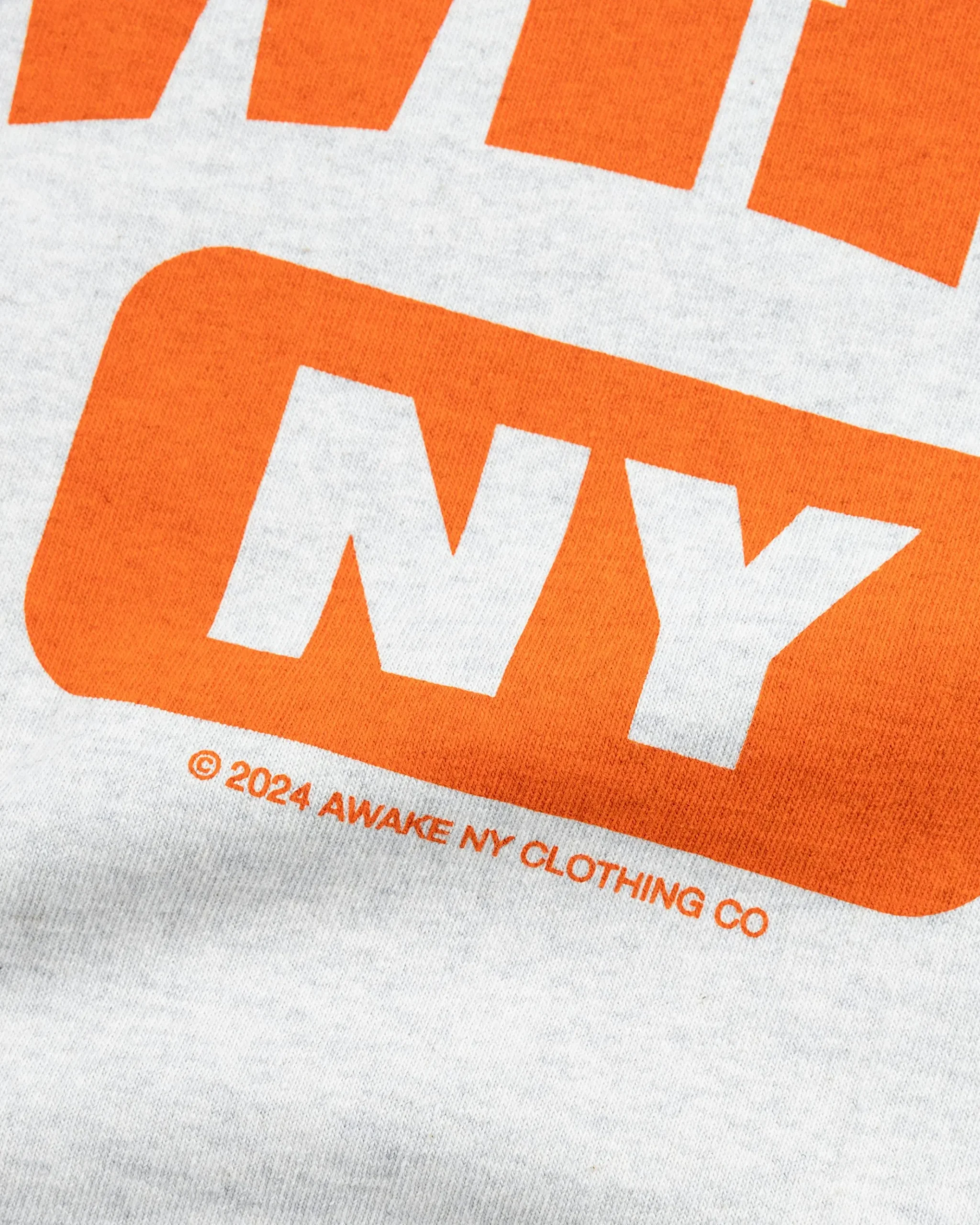 Cheap Awake NY Varsity Tee Charcoal Heather charcoalheather