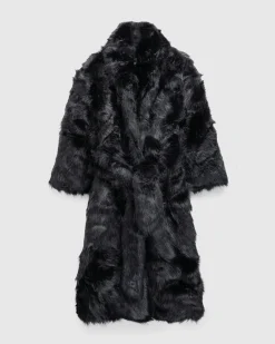 New Entire Studios Vast Fur Coat black