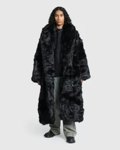 New Entire Studios Vast Fur Coat black