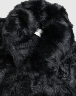New Entire Studios Vast Fur Coat black
