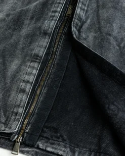 Best Sale Y/Project Velcro Denim Jacket Black Vertical Whiskers blackverticalwhiskers