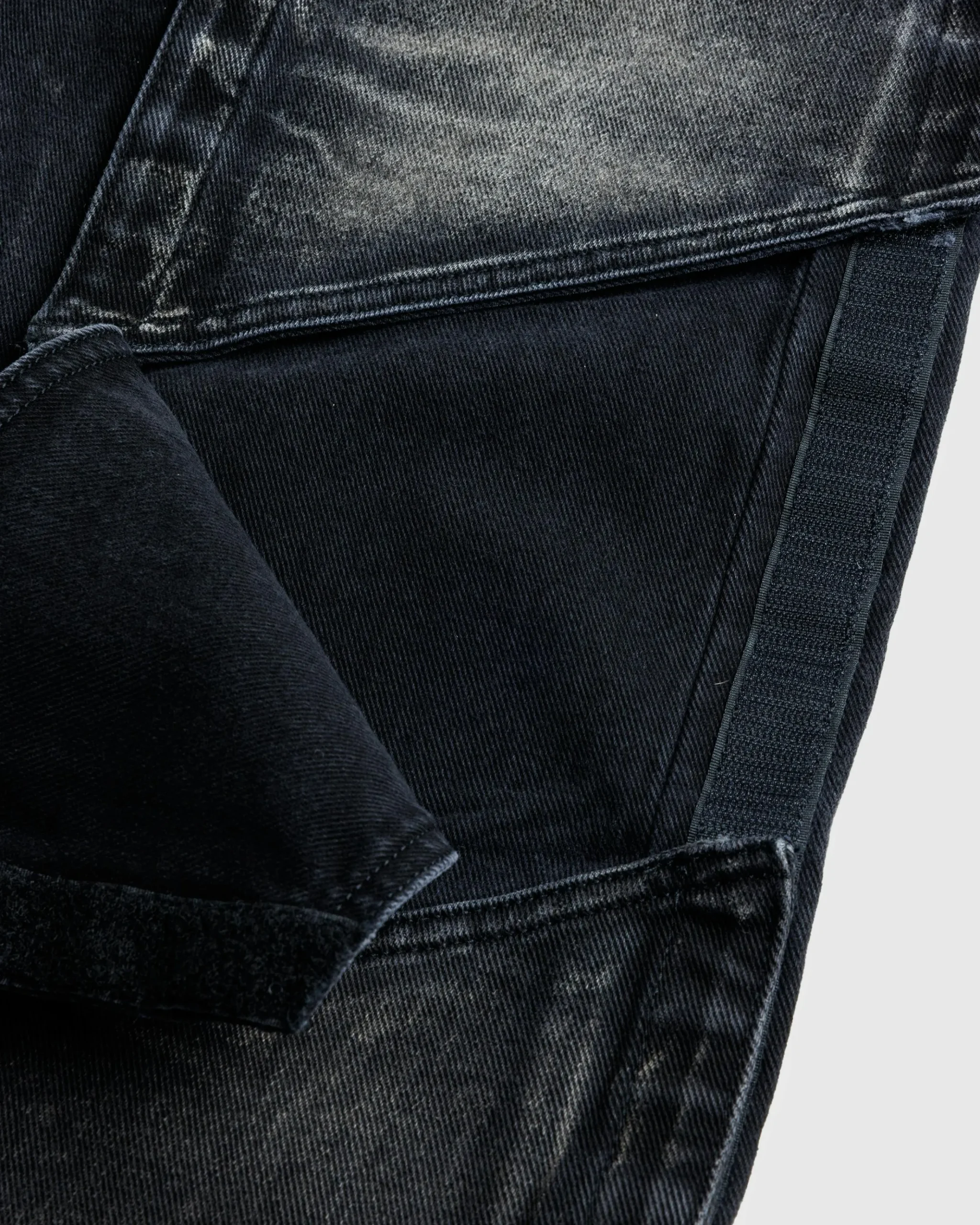 Best Sale Y/Project Velcro Multi Panel Jeans Faded Black fadedblack