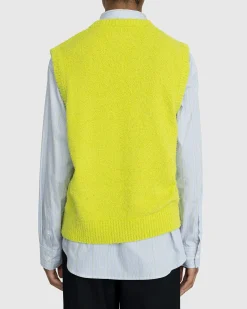 Cheap Highsnobiety V-Neck Sweater Vest yellow