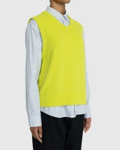 Cheap Highsnobiety V-Neck Sweater Vest yellow