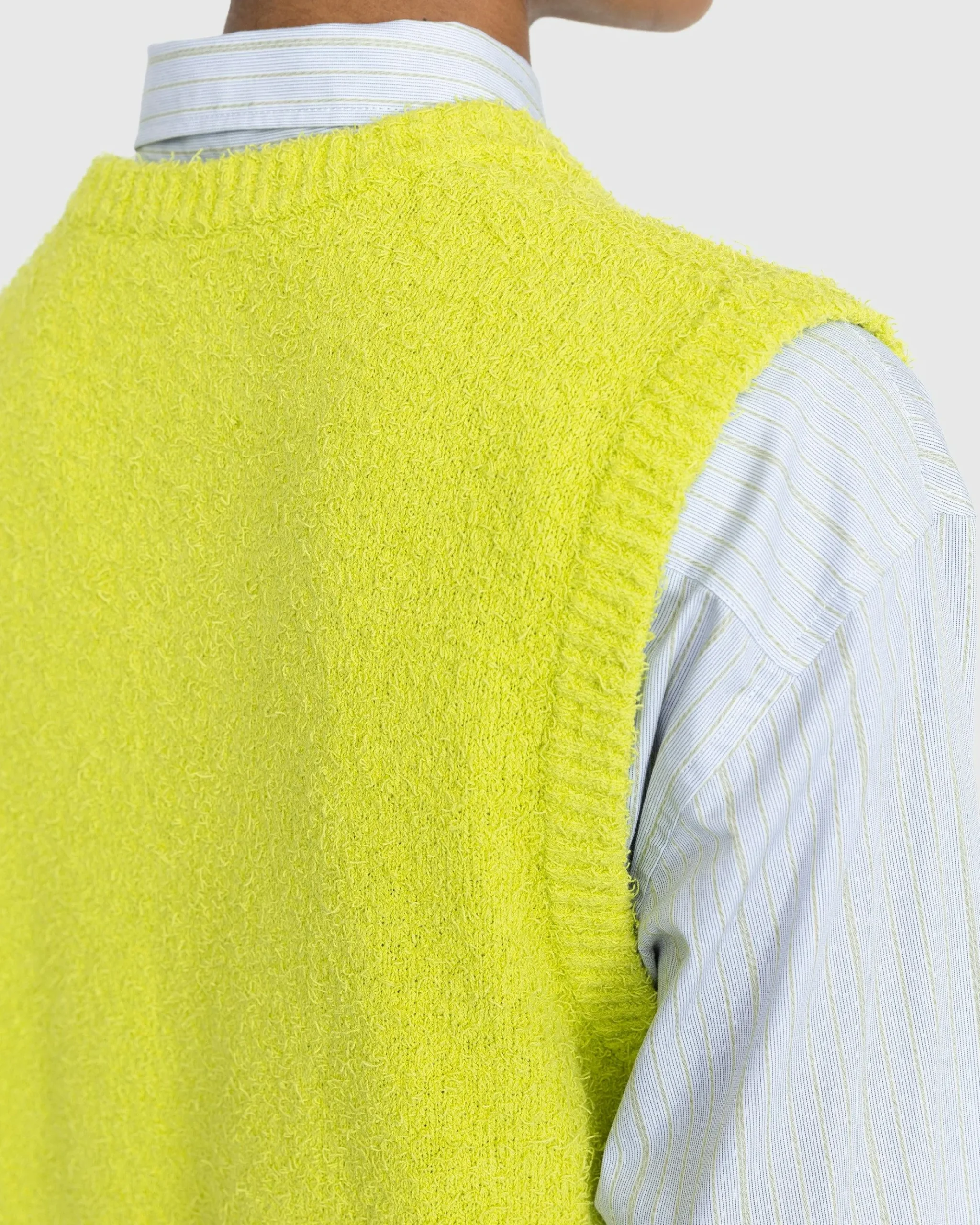 Cheap Highsnobiety V-Neck Sweater Vest yellow